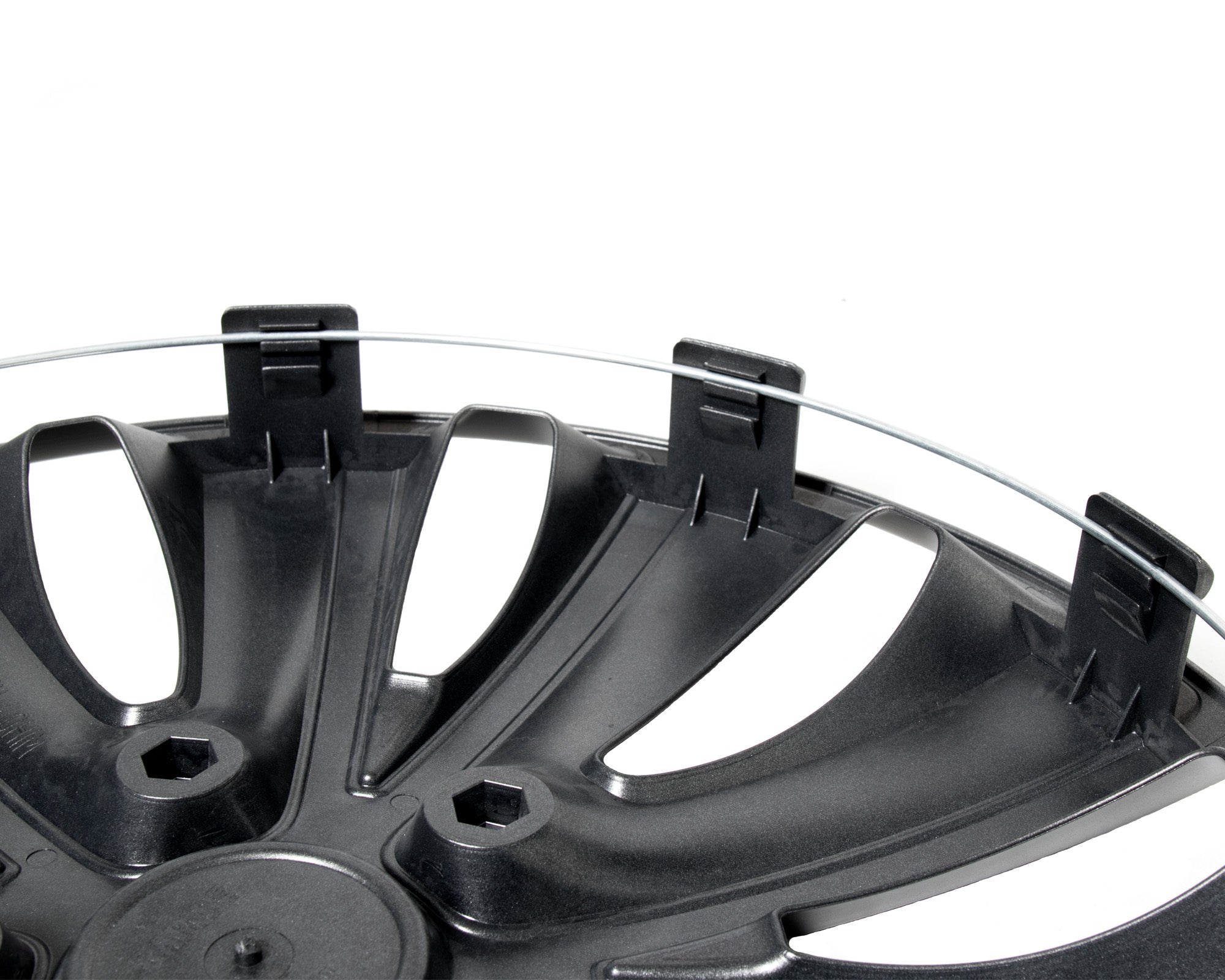 Wieldoppen Spark Zilver 13 inch - set (4 stuks)