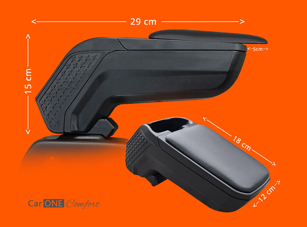 Armsteun voor Peugeot 208 en Peugeot 2008 vanaf 2019- - Kunstleer - Zwart