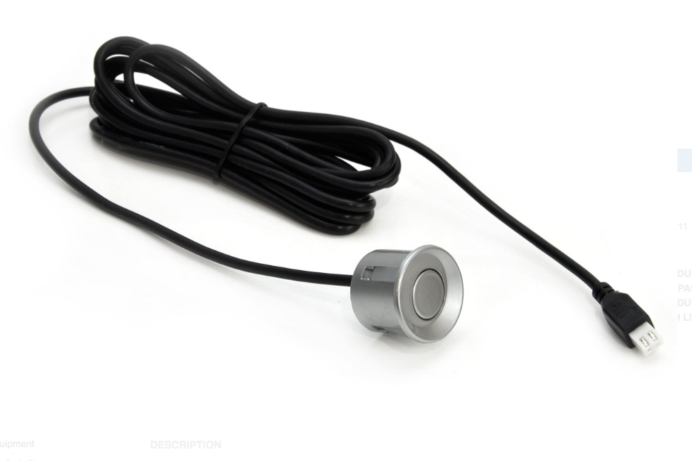 Parkeersensoren met geluid - Zilver