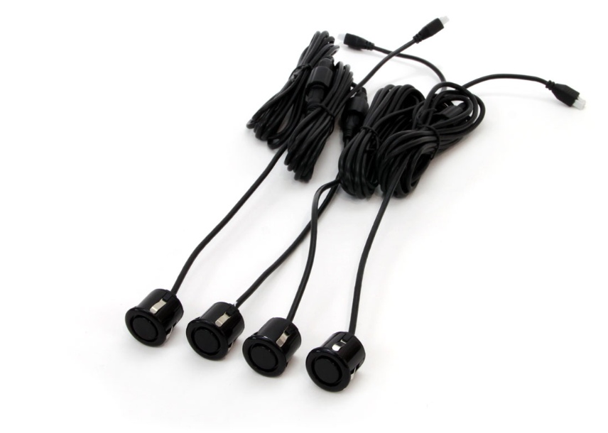 Parkeersensoren Gold met geluid (18mm) Zwarte Sensoren