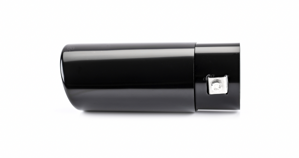 Universeel zwart RVS uiltaat sierstuk 1x86mm - MT 020B