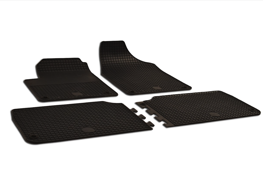 Automatten voor Volkswagen SHARAN 1 (7M), SEAT ALHAMBRA 1 (7M) (1996-2009), ovale bevestiging - 4-delig - Rubber