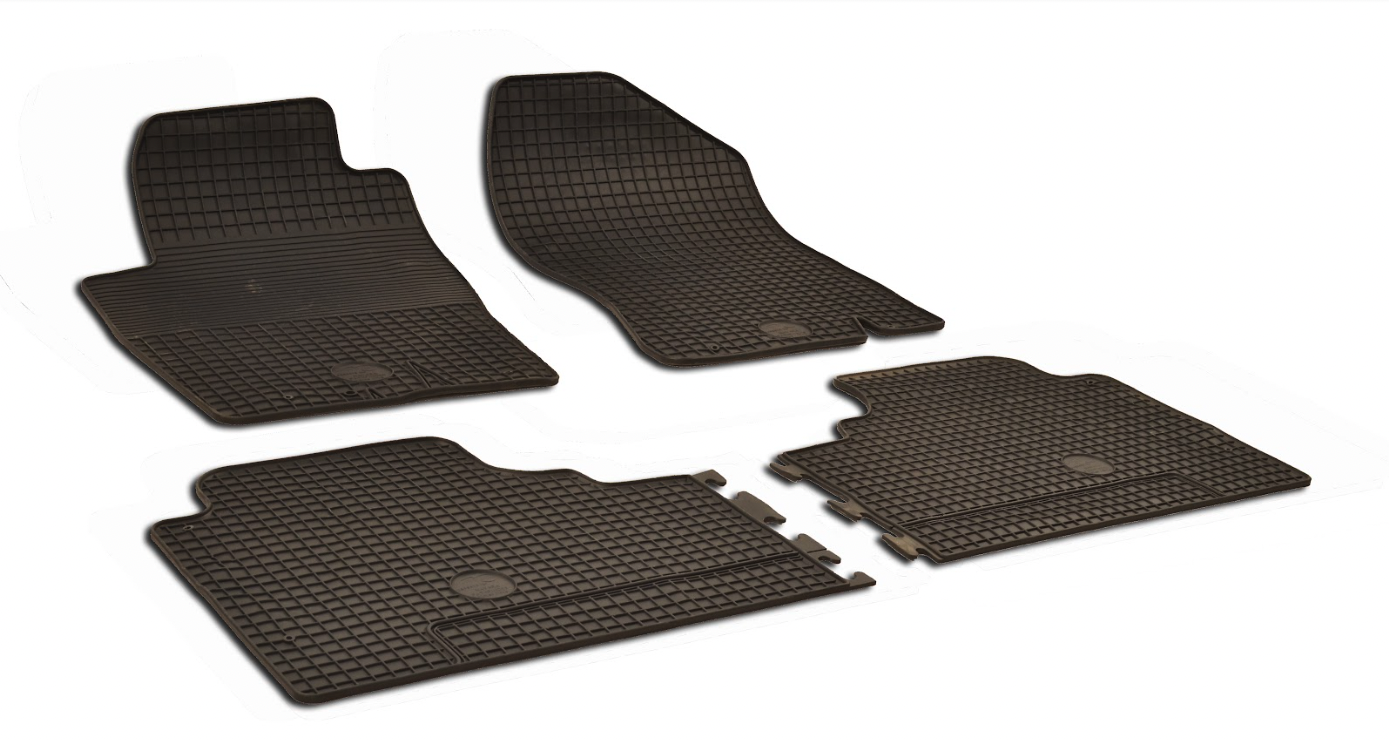 Automatten voor Nissan NAVARA en PATHFINDER (2007-2012) - 4-delig - Rubber