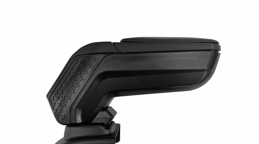 Armsteun voor Fiat 500 vanaf 2007- (ook hybride vanaf 2015-) - Kunstleer - Zwart