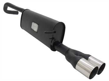 Novus einddemper voor Seat Ibiza 6J/6P vanaf 2008 - 2x76 mm - RL-Design