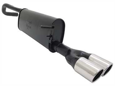 Novus einddemper voor Seat Ibiza 6J/6P vanaf 2008 - 2x76 mm - SR-Design