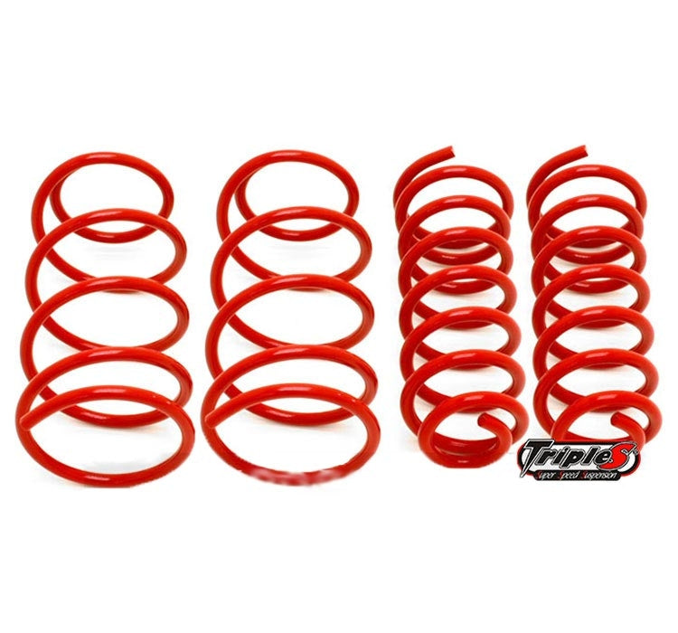 Triple-S verlagingsveren Audi A1 8X Sportback 1.0 TFSI/ 1.2 TFSI/ 1.4 TFSI excl quattro vanaf 2011 - 40mm