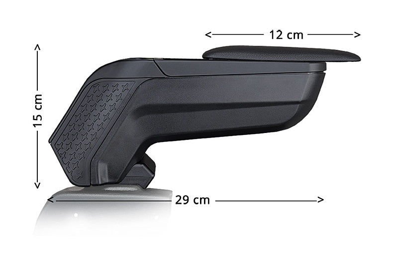 Armsteun voor MINI Cooper R56 met bouwjaar 2006-2013 - Kunstleer - Zwart